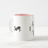 Italiaanse Mok Greyhound Dog Cup (Voorkant links)