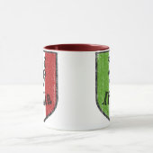 Italiaanse Mok  koffie met vlag (Midden)