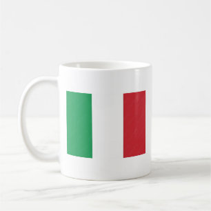 Italiaanse mok met vlag 