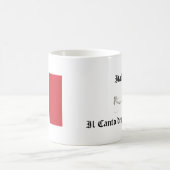 Italiaanse Mok met vlag en naam van het volkslied (Center)