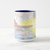 Italiaanse Mok van de Zonneeuwse Waterverf (Midden)