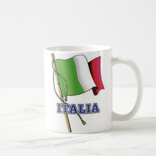 Italiaanse Mok voor Vlaggenkoffie (Rechts)