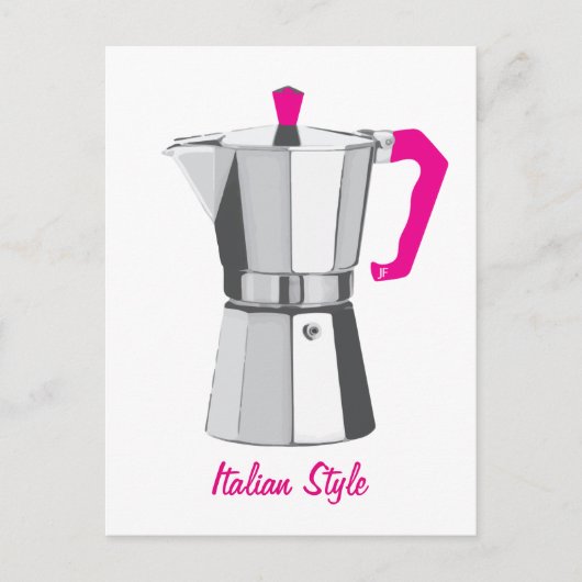 Italiaanse Moka Briefkaart (Voorkant)