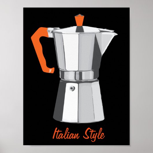 Italiaanse Moka Poster (Voorkant)