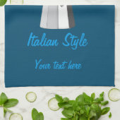 Italiaanse Moka Theedoek (Gevouwen)