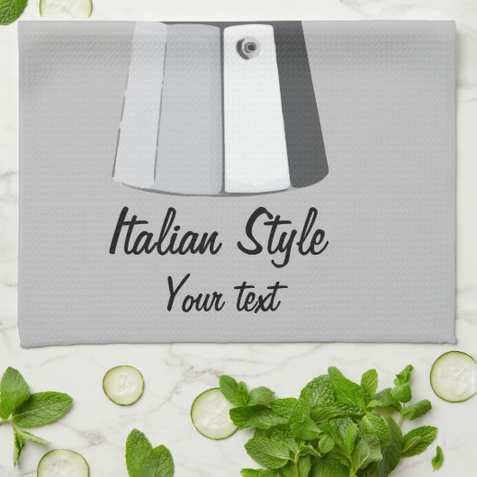 Italiaanse Moka Theedoek (Gevouwen)