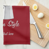 Italiaanse Moka Theedoek (Quarter Fold)