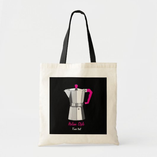 Italiaanse Moka Tote Bag (Voorkant)