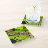 Italiaanse muurschild glazen onderzetter (Schuin)