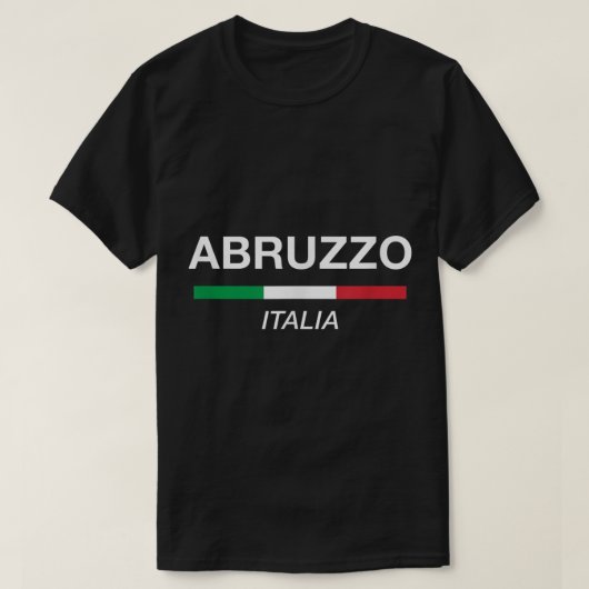 Italiaanse naam Abruzzen Familie Reunion Italië vl T-shirt (Design voorkant)