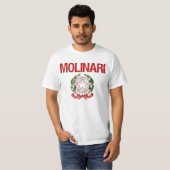 Italiaanse naam Molinari T-shirt (Voorkant volledig)