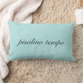 Italiaanse "Nap Time" Aqua Pillow Kussen (Deken)
