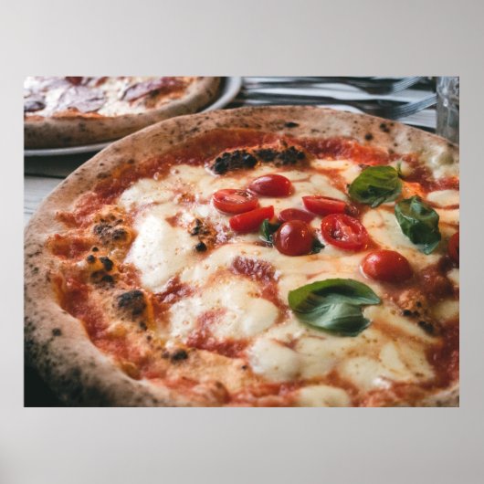 Italiaanse Napoletana Pizza Poster (Voorkant)
