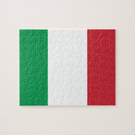 Italiaanse nationale wereldvlag legpuzzel