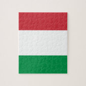 Italiaanse nationale wereldvlag legpuzzel (Verticaal)