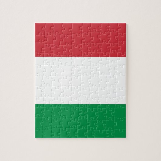 Italiaanse nationale wereldvlag legpuzzel (Verticaal)