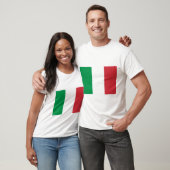 Italiaanse nationale wereldvlag t-shirt (Unisex)