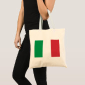 Italiaanse nationale wereldvlag tote bag (Voorkant (product))