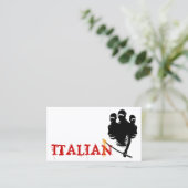 Italiaanse ninja noedels visitekaartje (Staand voorkant)