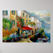 Italiaanse Ocean Front Street Poster (Voorkant)