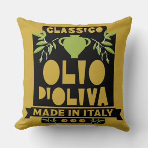 Italiaanse olijfolie koken kussen