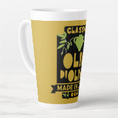 Italiaanse olijfolie koken latte mok (Linkerhoek)