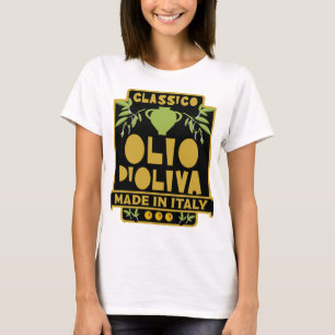 Italiaanse olijfolie koken t-shirt