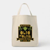 Italiaanse olijfolie koken tote bag (Achterkant)