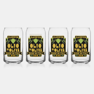 Italiaanse Olijfolie Wall Art Blikvorm Glas