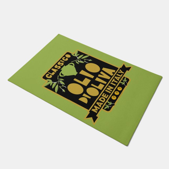 Italiaanse Olijfolie Wall Art Deurmat (Schuin)