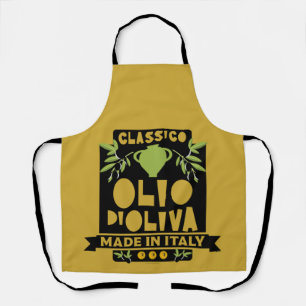 Italiaanse Olijfolie Wall Art Schort