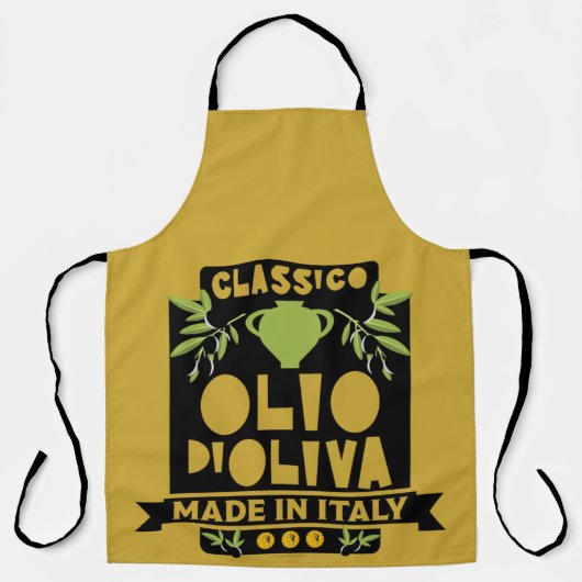 Italiaanse Olijfolie Wall Art Schort (Voorkant)