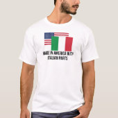 Italiaanse onderdelen t-shirt (Voorkant)