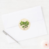 Italiaanse Oregano Round Sticker (Envelop)