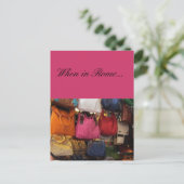 Italiaanse paars - Rome, Italië Briefkaart (Staand voorkant)