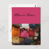 Italiaanse paars - Rome, Italië Briefkaart (Voorkant / Achterkant)