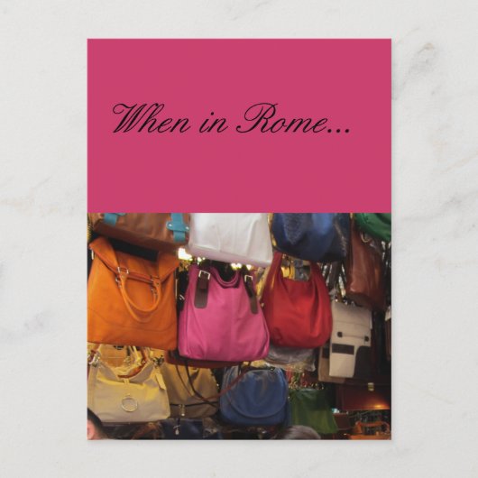 Italiaanse paars - Rome, Italië Briefkaart (Voorkant)