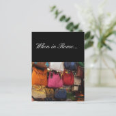 Italiaanse paars - Rome, Italië Briefkaart (Staand voorkant)
