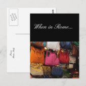 Italiaanse paars - Rome, Italië Briefkaart (Voorkant / Achterkant)