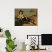 Italiaanse paasjongen, Jean-Baptiste-Corot Fine Ar Poster (Thuiskantoor)