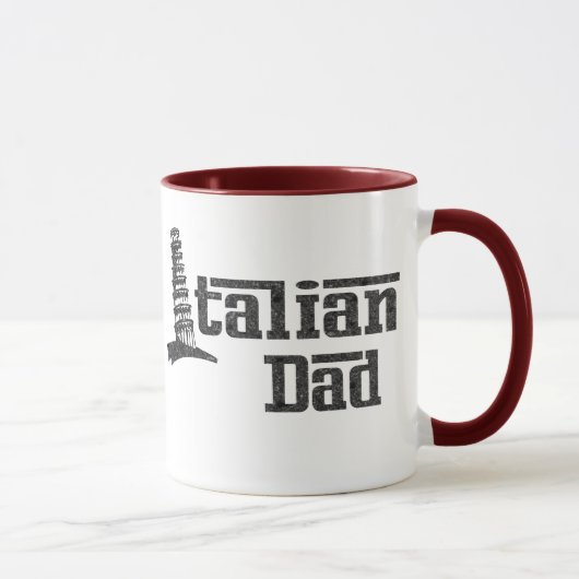 Italiaanse Papa Vader Koffiemok Mok (Rechts)