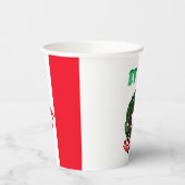 Italiaanse papierbekertjes met vlag papieren bekers (Links)