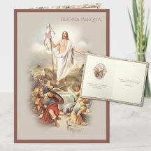 Italiaanse Pasen Groeten Buona Pasqua