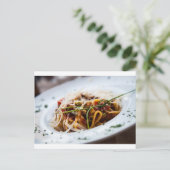 Italiaanse pasta briefkaart (Staand voorkant)