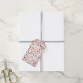 Italiaanse Pasta Dat Is Liefde Bruiloft Favor Cadeaulabel (Met Touw)