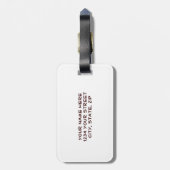 Italiaanse pasta Girl Bagagelabel (Achterkant verticaal)