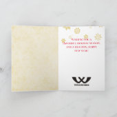 Italiaanse pasta-kerstboomkoek, kok-catering Ho Feestdagen Kaart (Binnen)