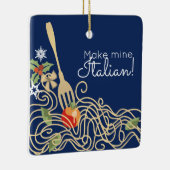Italiaanse pasta-kerstversiering voor voedseldoele keramisch ornament (Rechts)