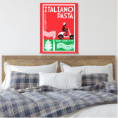 Italiaanse pasta kunst canvas afdruk (Insitu (Slaapkamer))