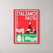 Italiaanse pasta kunst canvas afdruk (Voorkant)